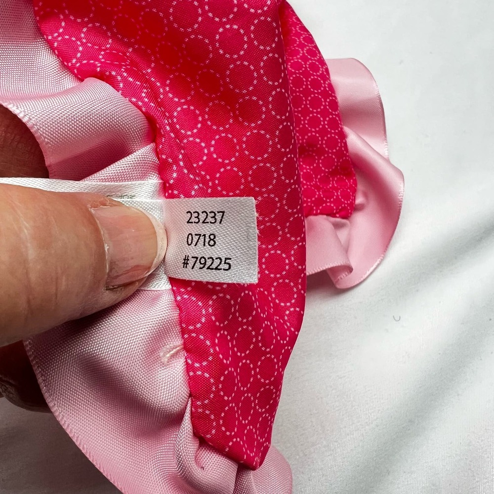 Disney Baby Kids Preferred Minnie Mouse Lovey Pink With Satin Trim Crinkle Ears - Picture 6 of 8